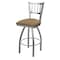 Holland Bar Stool Co OD810 Contessa Stainless Steel 36 Swivel Outdoor Bar Stool with Breeze Champagne Seat OD81036SSOD005 - alternate 1